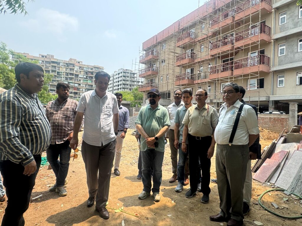CEC inspects ongoing construction of Ladakh Bhawan in Delhi
