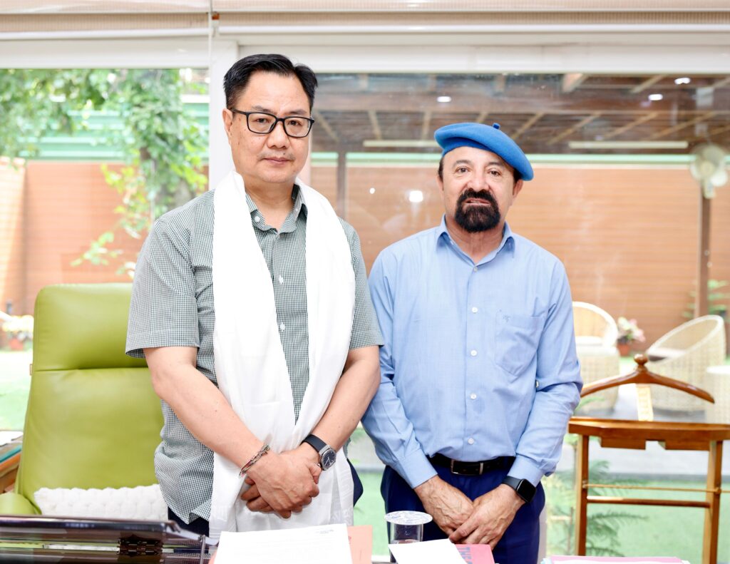 CEC Akhoon meets Union Minister Rijiju to discuss key issues
