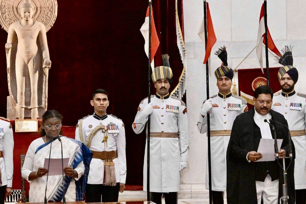 Justice BR Gavai sworn in as 52nd CJI