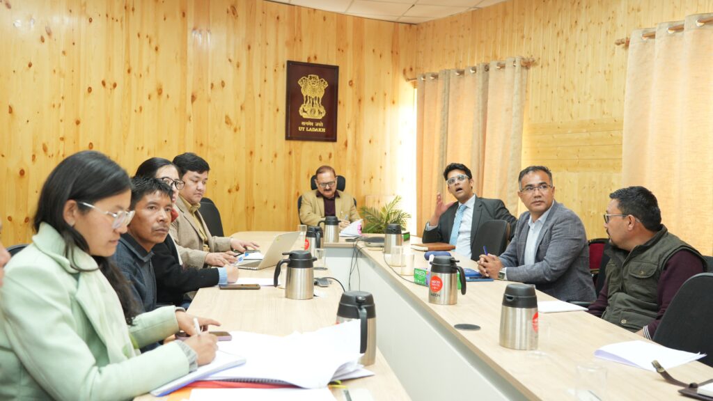 CS chairs review meeting on DPR for Apricot Dryer Machine Procurement in Ladakh