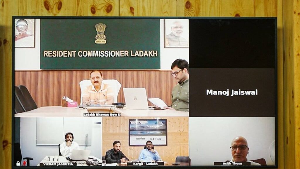 CS chairs 13th GBM of LLARMA to Review Land Digitisation in Ladakh