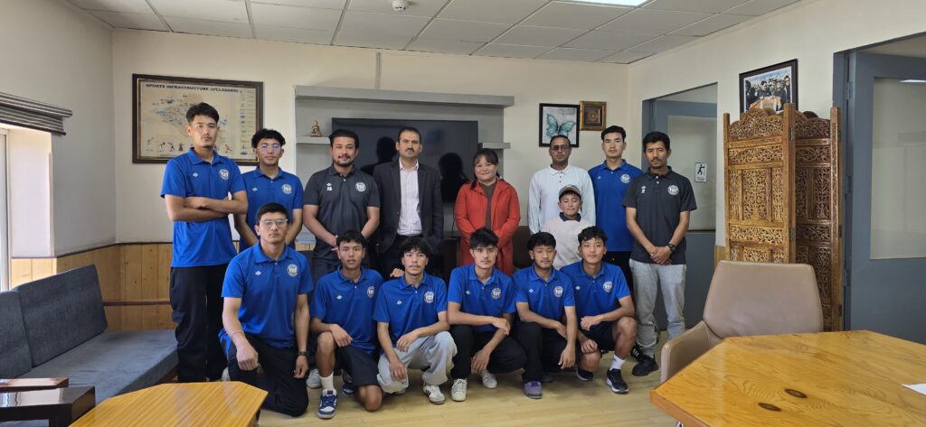 Ladakh U20 football team returns after strong show at National Championship