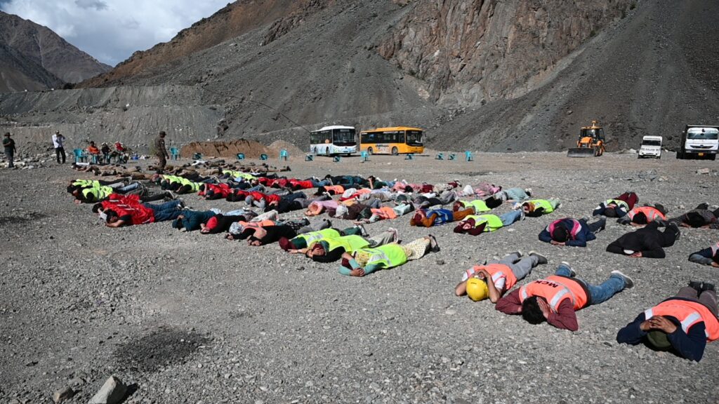Civil Defence Mock Drill successfully conducted in Kargil