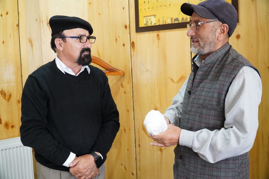 CEC Akhoon meets father of Ghulam Haider, UPSC, IFoS achiever CEC Akhoon meets father of Ghulam Haider, UPSC, IFoS achiever