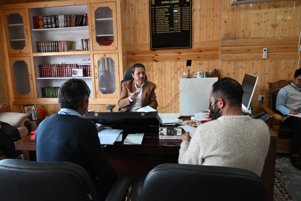 ADC Kargil chairs DLRC, DLRAC meeting for Q4 of FY 2024-25