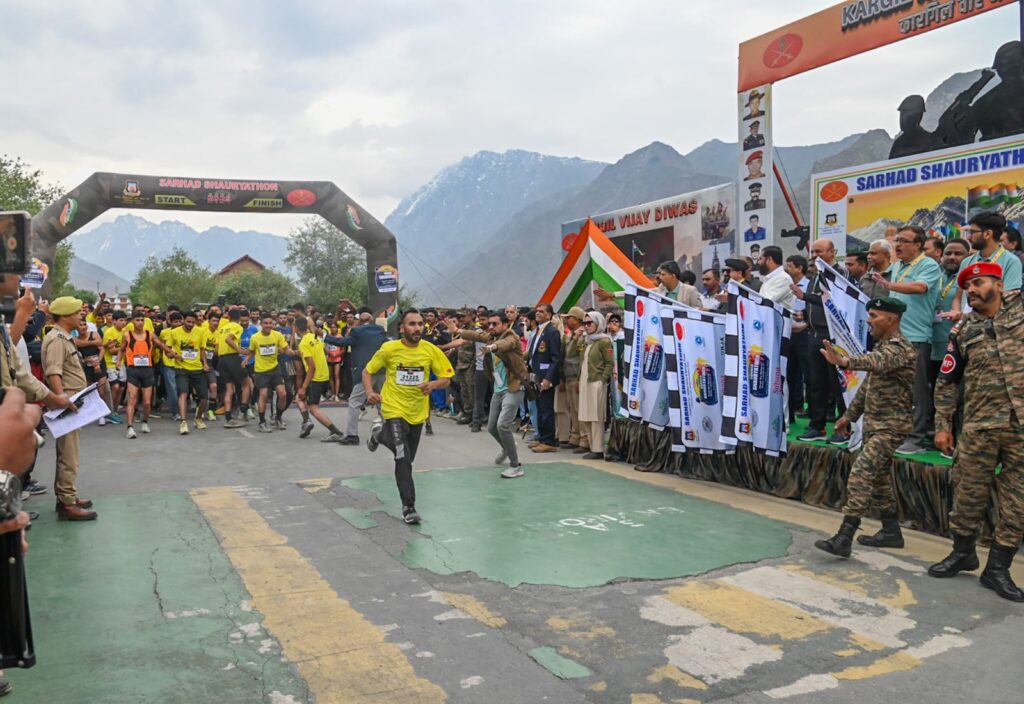 Sarhad Shauryathon; grand event to honour Kargil heroes held at Drass