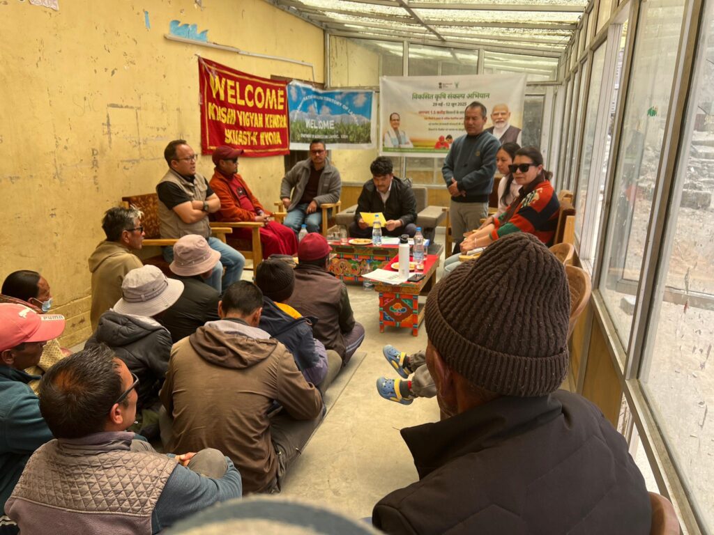 Viksit Krishi Sankalp Abhiyaan reaches Changthang Region Viksit Krishi Sankalp Abhiyaan reaches Changthang Region