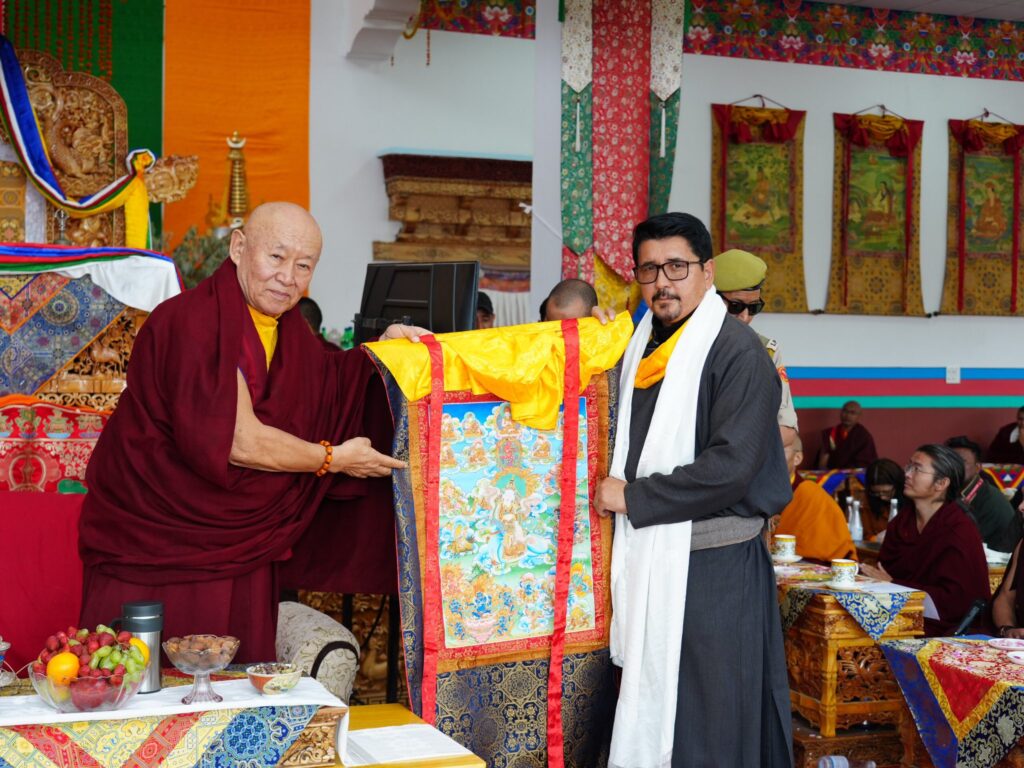 Gyalson felicitated at concluding ceremony of Snake Year Teachings