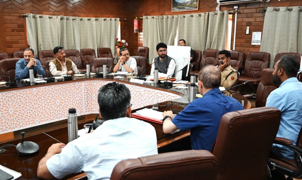 DC Rakesh chairs meeting to Discuss Arrangements for Suru Adventure Fest