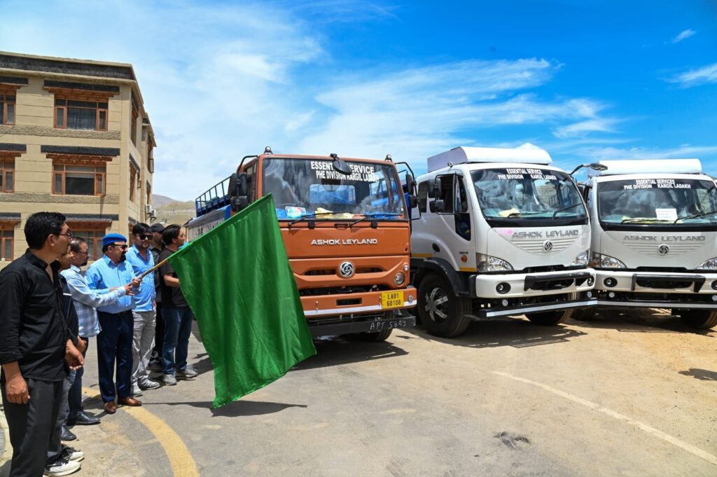 CEC flags off Water Tankers to Boost Drinking Water Facilities in Kargil