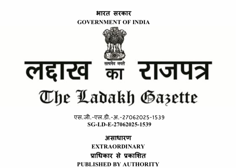 Govt notifies Ladakh Reservation (Amendment) Rules, 2025