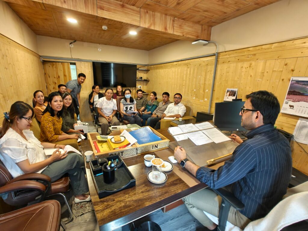 Bhagat chairs review meeting on Circuit Sitting of CAT Bench in Ladakh Bhagat chairs review meeting on Circuit Sitting of CAT Bench in Ladakh