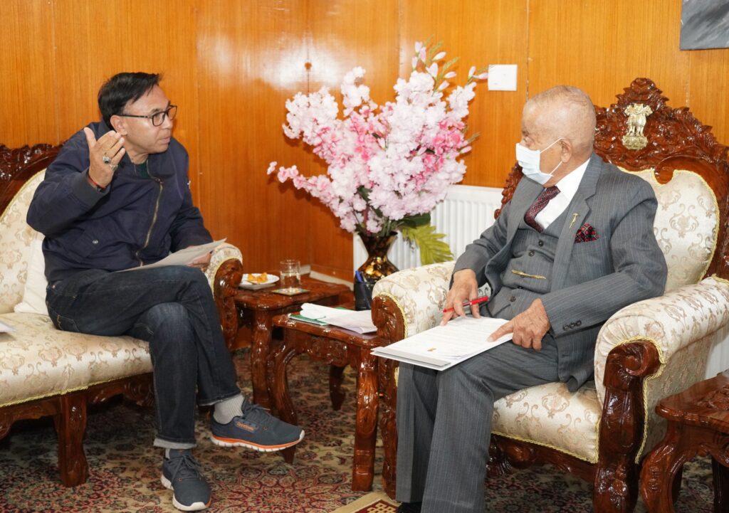 MP Ladakh calls on LG Mishra; Discuss wide range of issues