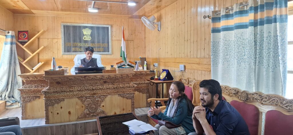 SDM discusses safety of camels in Nubra SDM discusses safety of camels in Nubra
