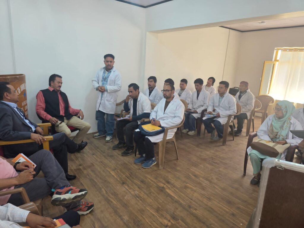 Dir SHD Iftikhar visits SATI camp in Kargil Dir SHD Iftikhar visits SATI camp in Kargil