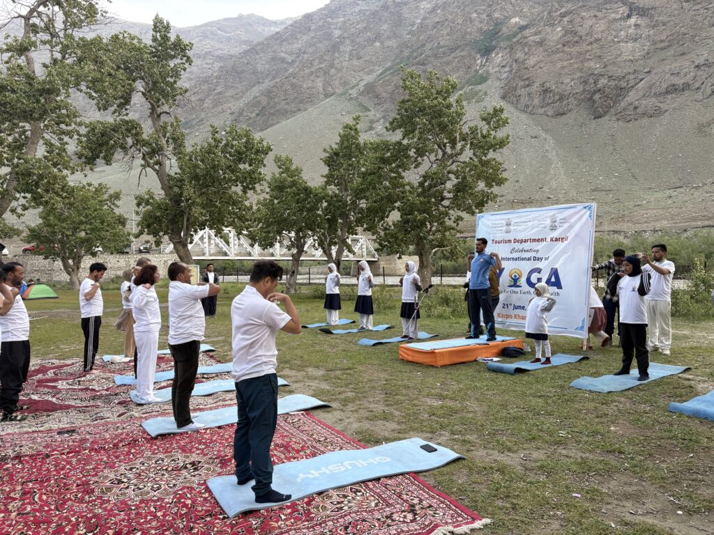 Karpo Khar embraces wellness on International Yoga Day