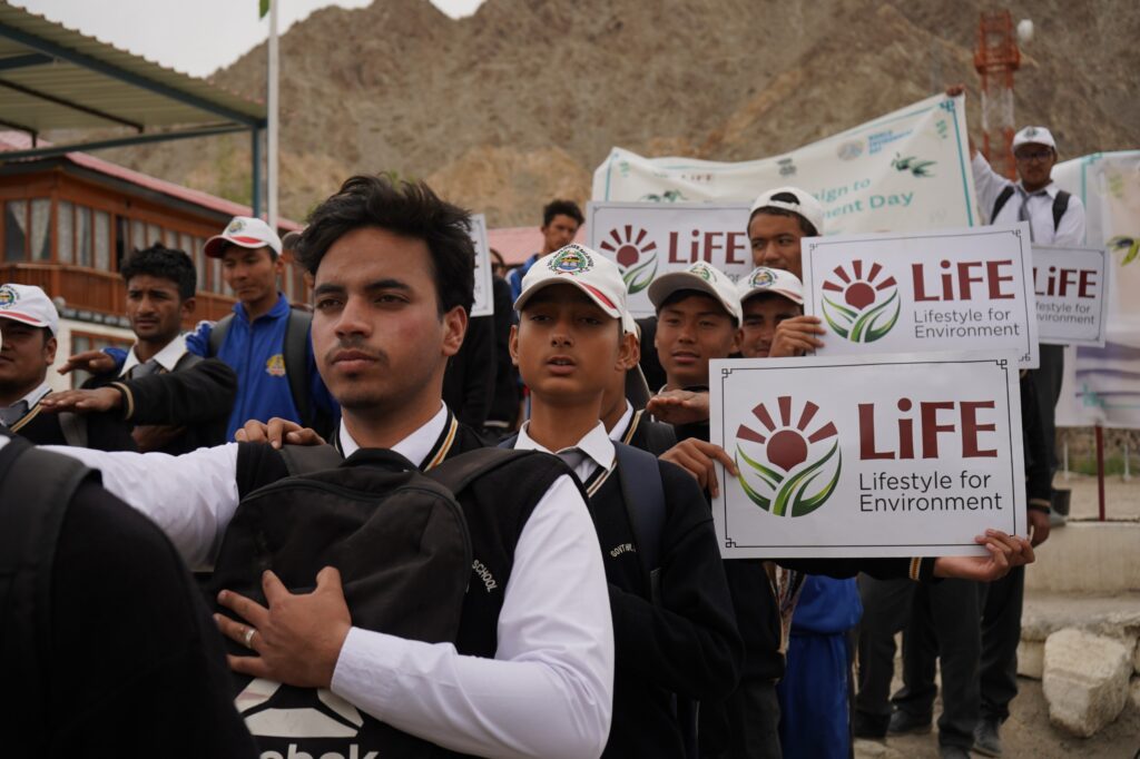 Leh Observes Student Engagement Day as part of Pre-Campaign for Environment Day