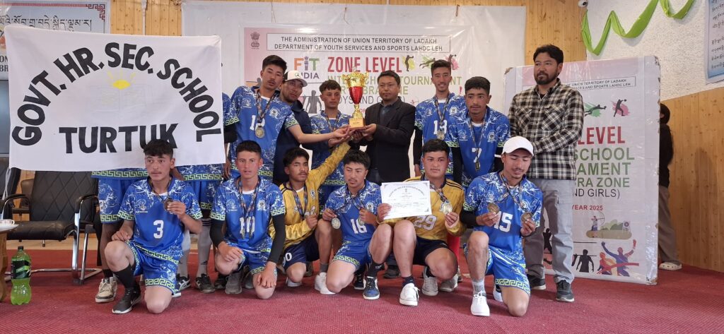 Inter-School tournament concludes successfully in Nubra