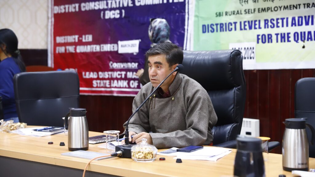 Sonam chairs meeting of DLRC and DCC for quarter end of March 2025