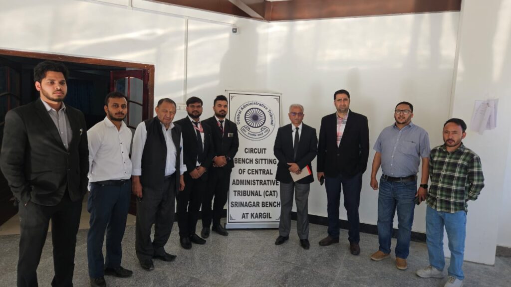 CAT Srinagar Bench concludes 3rd Circuit Sitting in Kargil CAT Srinagar Bench concludes 3rd Circuit Sitting in Kargil