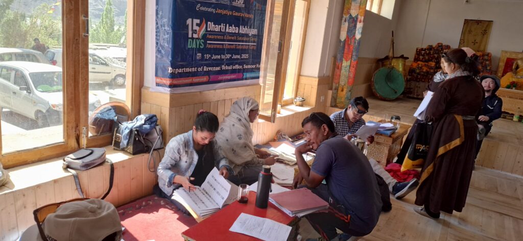 Dharti Aaba Abhiyan Awareness and Benefits Saturation Camps Concludes at Tirisha