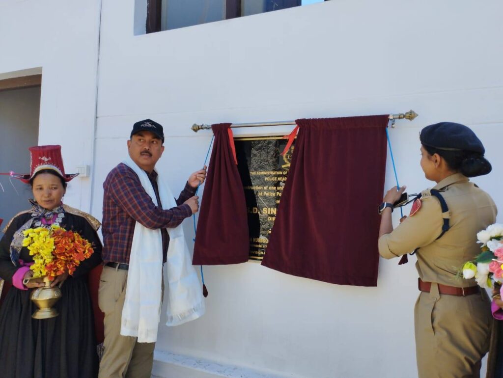 DGP Ladakh Inaugurates New Police Barracks and Quarters in Khaltse
