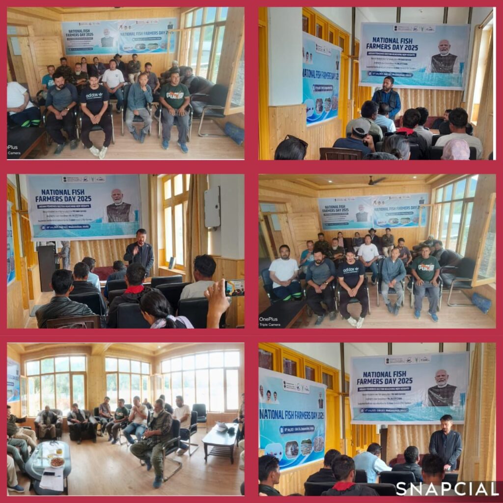 Leh Celebrates National Fish Farmers Day with Awareness Drives in Chuchot and Nubra