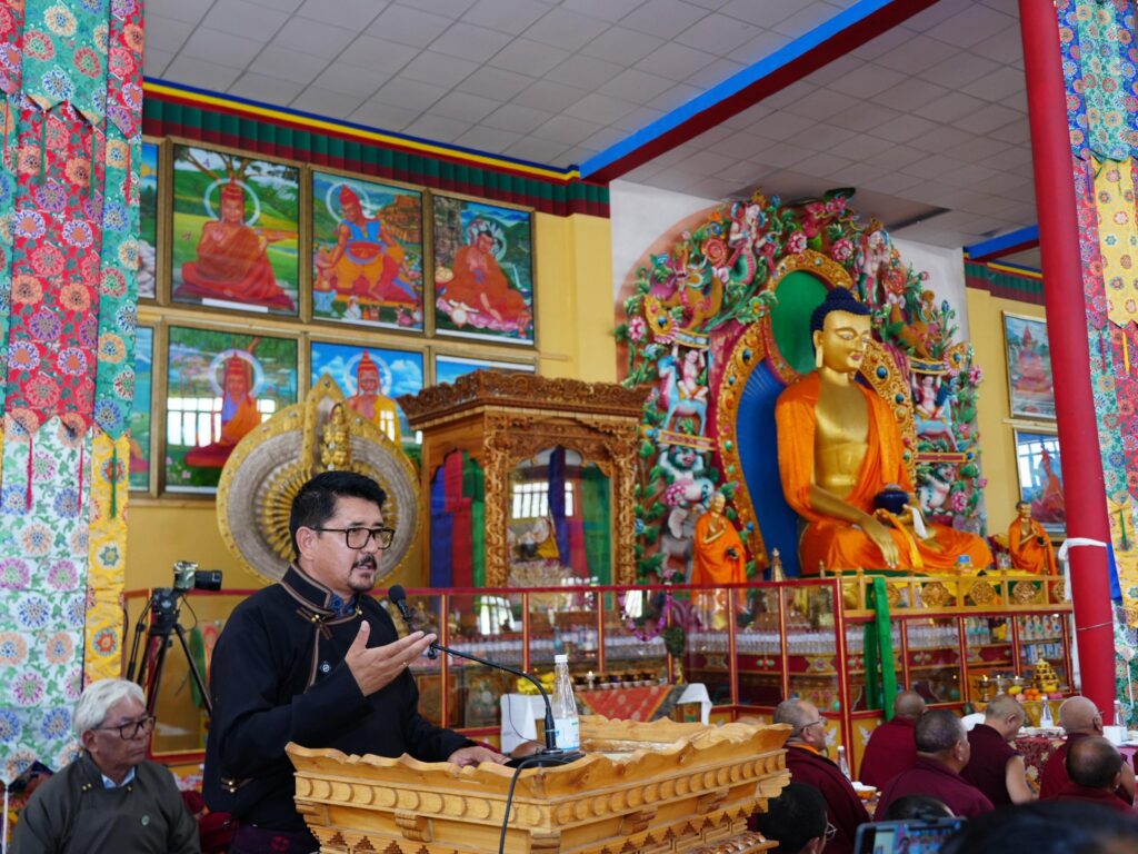 CEC Leh attends enthronement of H.E. Khanchen Konchok Rangdol Rinpoche as the 33rd Drikung Khanchen