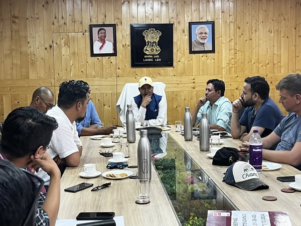 Executive Councillor Ghulam Mehdi Chairs Key Meeting on Climate Change and Sustainable Development in Ladakh