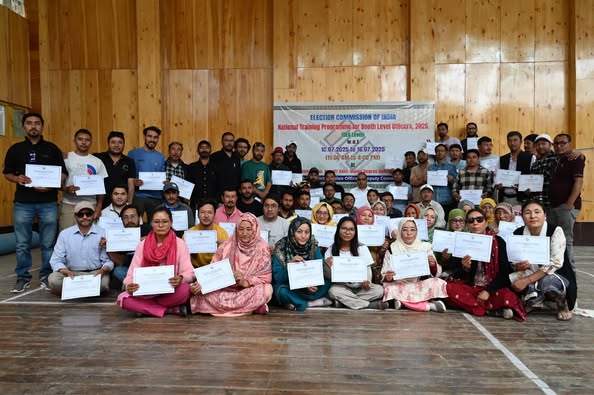 National Training Programme for BLOs of Shargole & Shakar-Chiktan held in Kargil