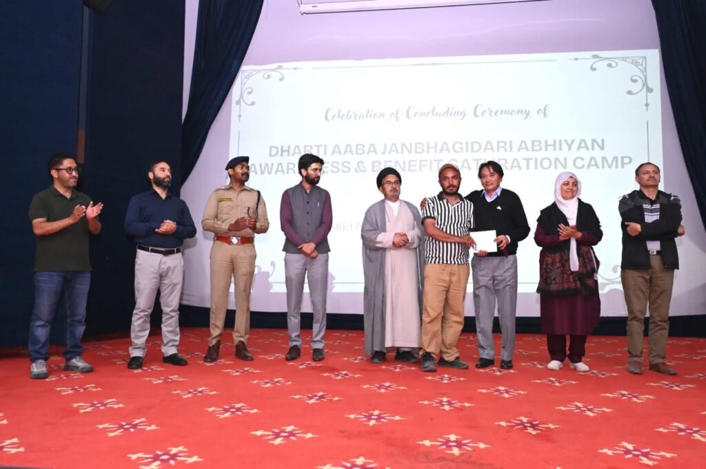 112 camps across 14 blocks: Dharti Aaba Jan Bhagidari Abhiyan concludes successfully in Kargil