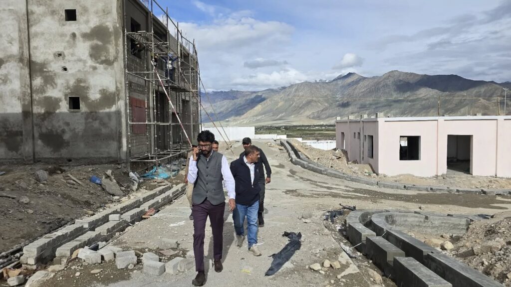 DC Kargil Inspects Zanskar Power Projects, Sets August Deadline for Haftal Canal Work