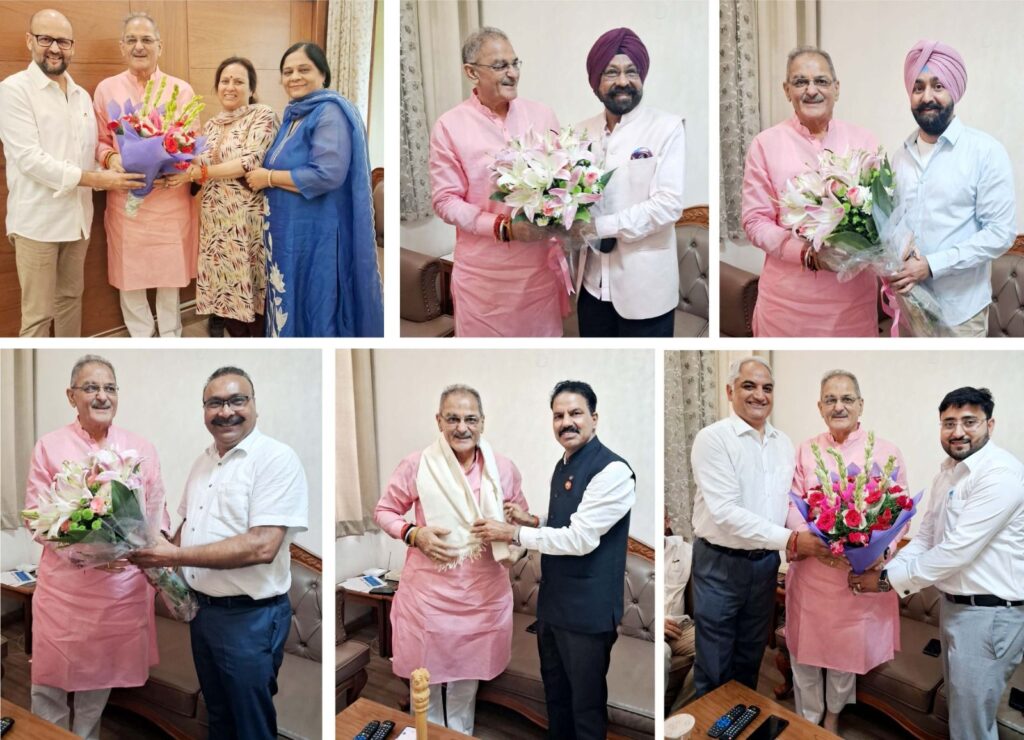 LG Kavinder meets key figures in Delhi, reaffirms Ladakh development push