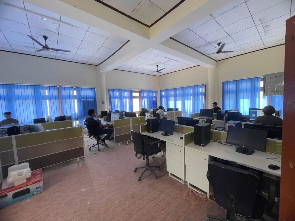 Computer skills exam held for 22 youths at GDC Zanskar