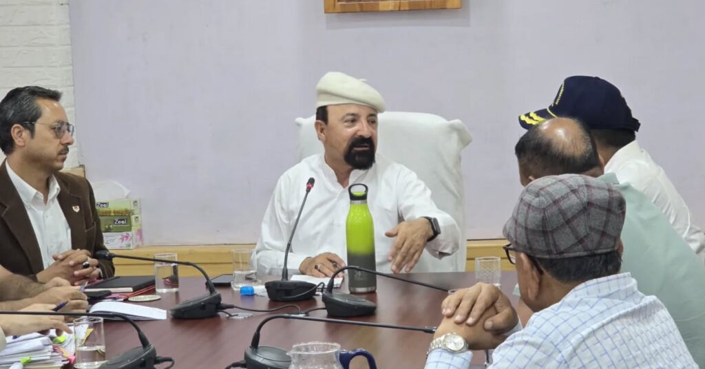 CEC Kargil Reviews NH-301 Road Progress, Stresses Fair Land Compensation