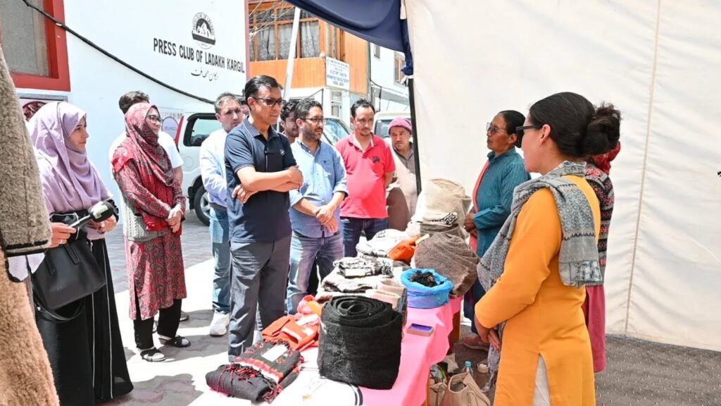 Women-led stalls shine at Akanksha Haat, Kargil