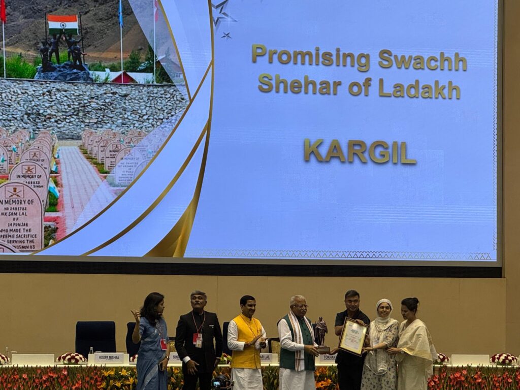 Ladakh Shines in Cleanliness Drive: Kargil Among India’s Promising “Swachh Shehars” in 2025