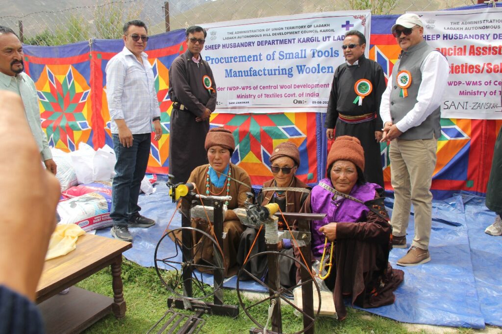 IWDP Scheme Launched in Zanskar to Boost Wool Production, Rural Livelihoods