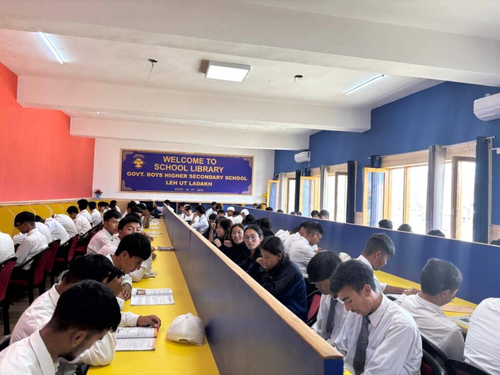 New library inaugurated at Government Boys School, Leh