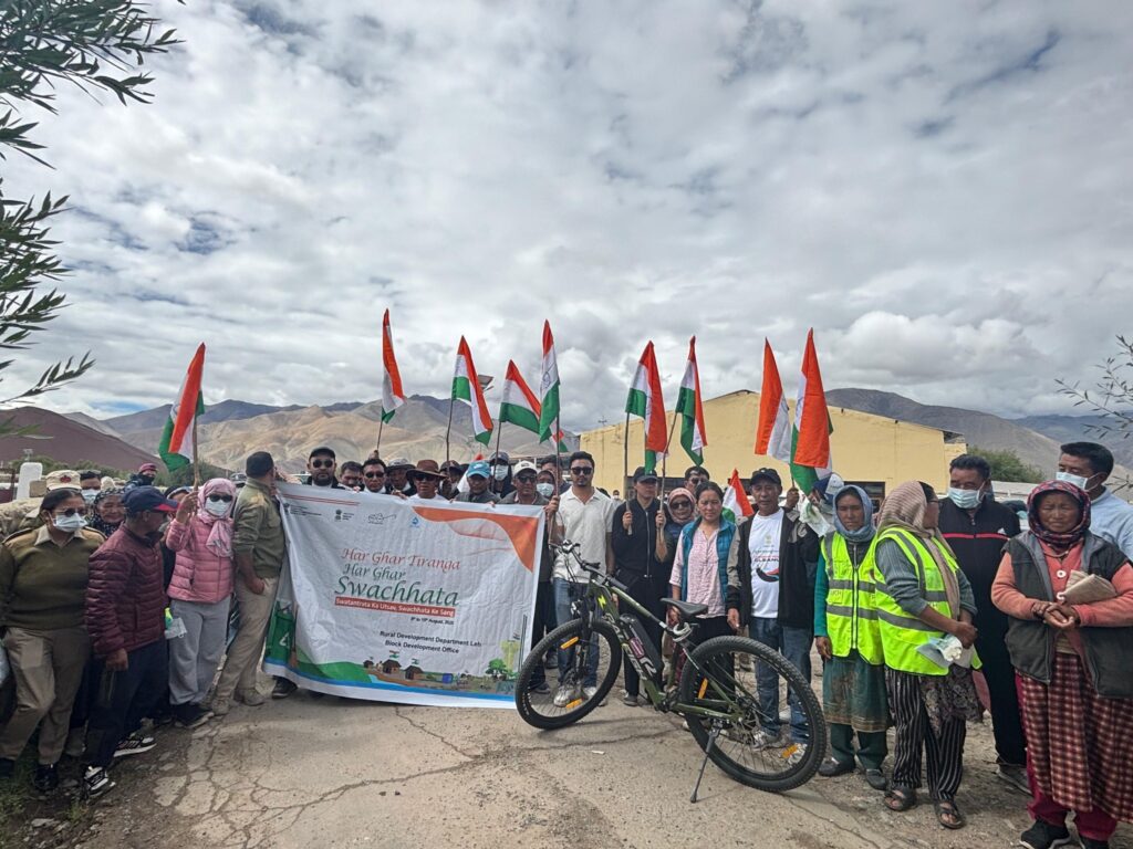 Mission Indus: Massive Clean-Up Drives Held Across Nyoma, Leh & Turtuk