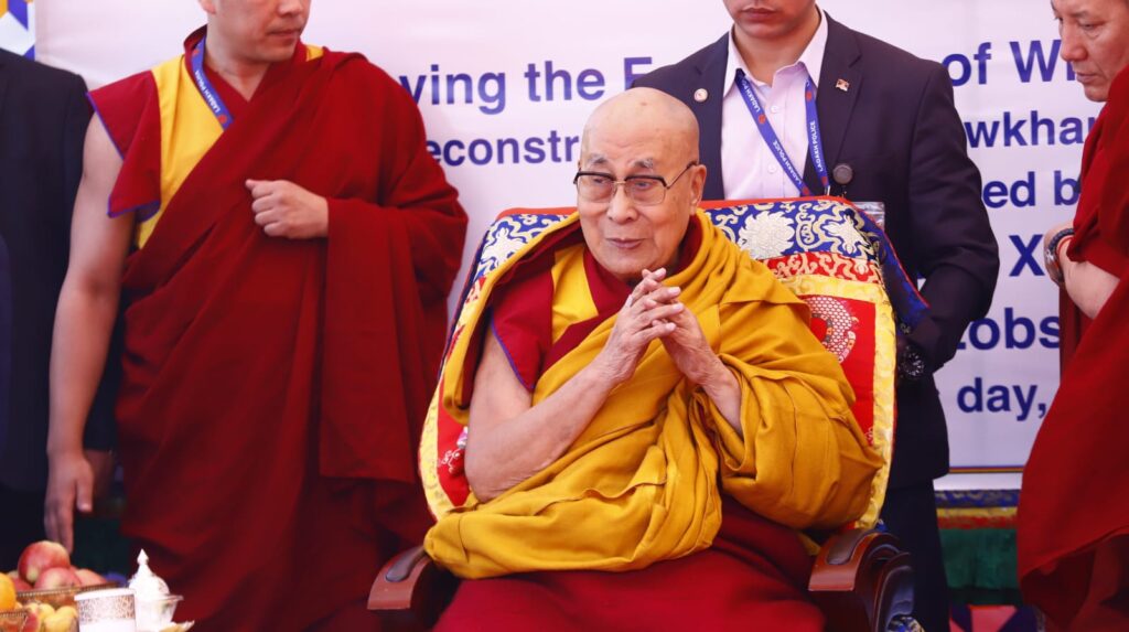 Dalai Lama Lays Foundation for New Chowkhang Vihara in Leh