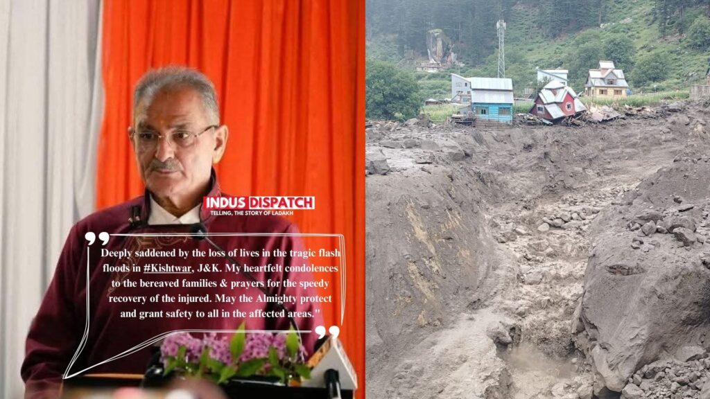 PM Modi, LG Ladakh Kavinder condole loss of lives in Kishtwar cloudburst