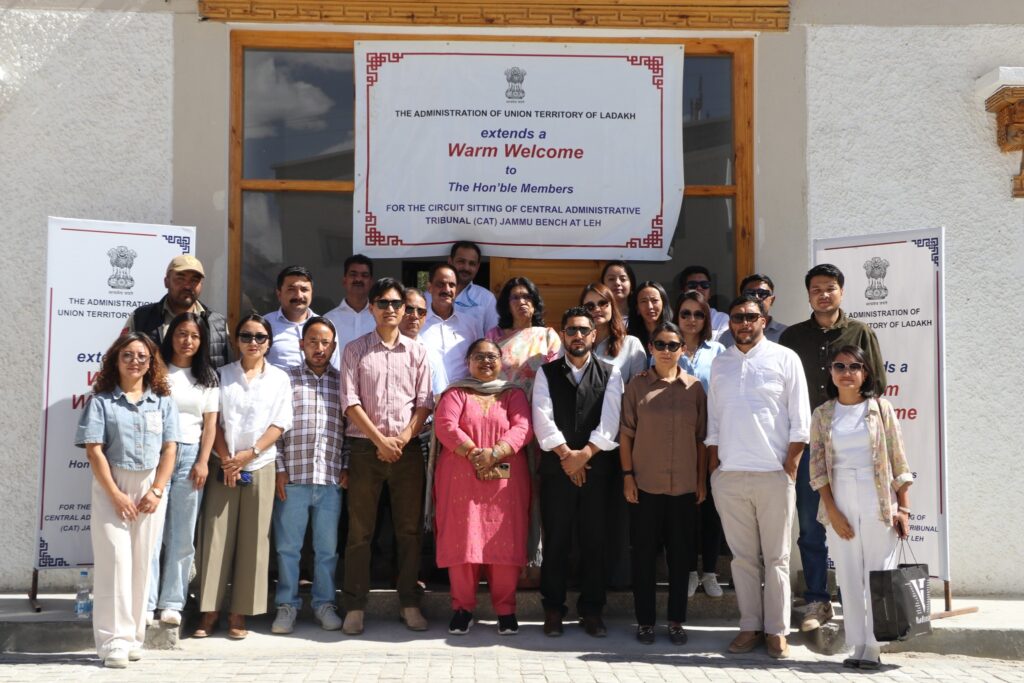 CAT Jammu Bench conducts Circuit Sitting at Alternate Dispute Redressal Centre, Melongthang, Leh