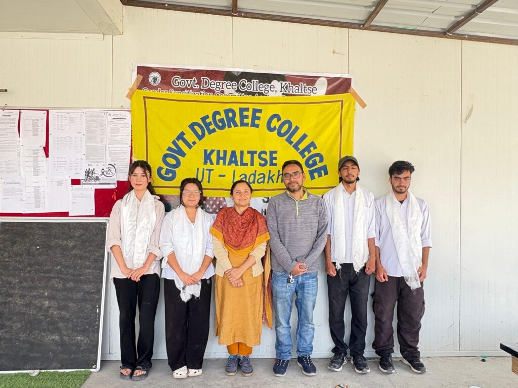 GDC Khaltse Conducts First-Ever Student Council Elections