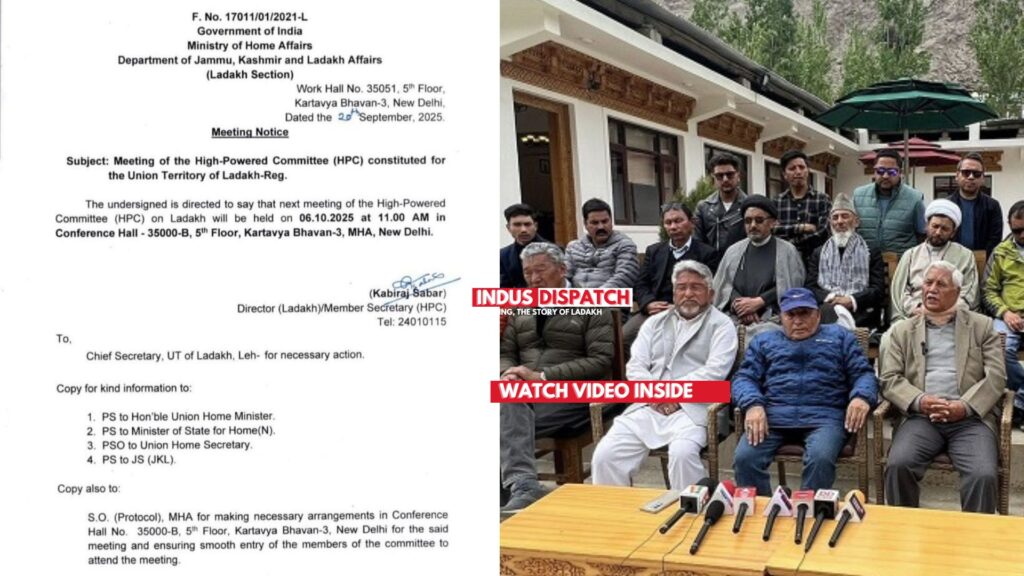 Watch | MHA to resume talks with Ladakh on Oct 6 after Chhewang’s return, Apex Body depoliticised