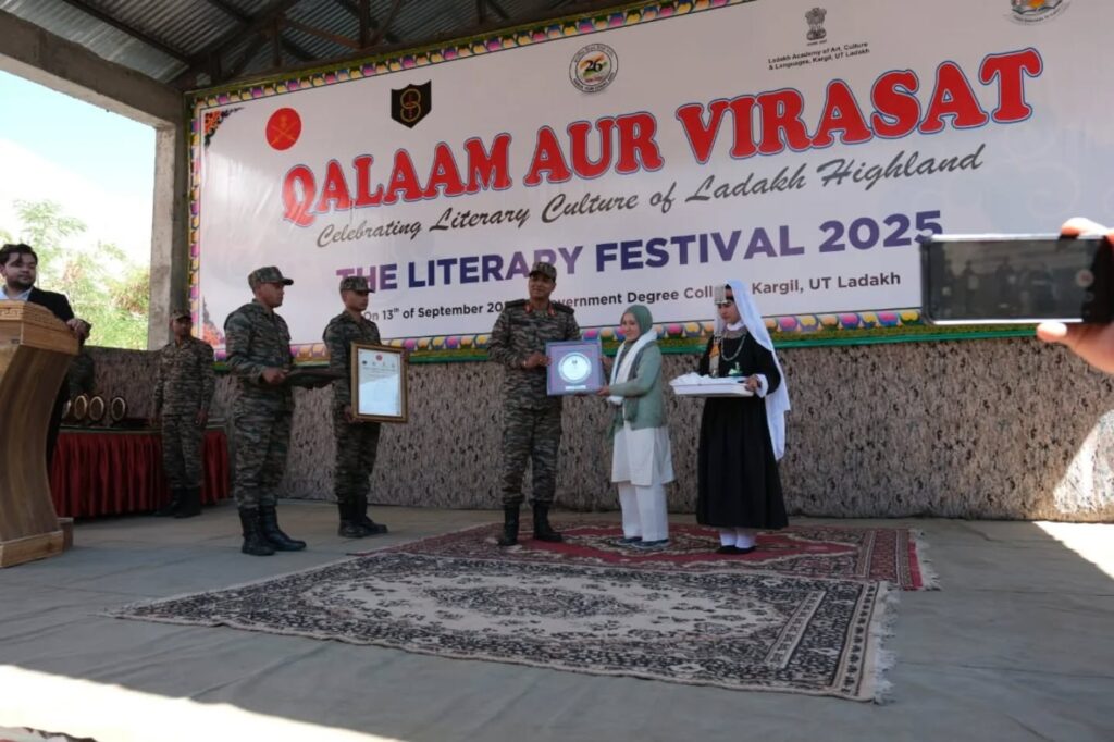 Indian Army, Ladakh Cultural Academy & GDC Kargil Jointly Organize Literary Festival “Qalaam aur Virasat” at GDC Kargil