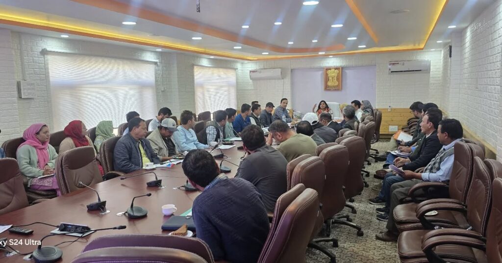 Secretary Shashanka Ala Reviews Rural Development Schemes in Kargil