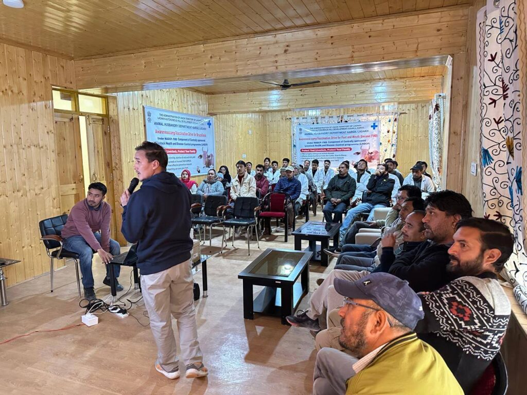Awareness Camp and Vaccination Drive for Brucellosis Held at Veterinary Referral Hospital Kargil