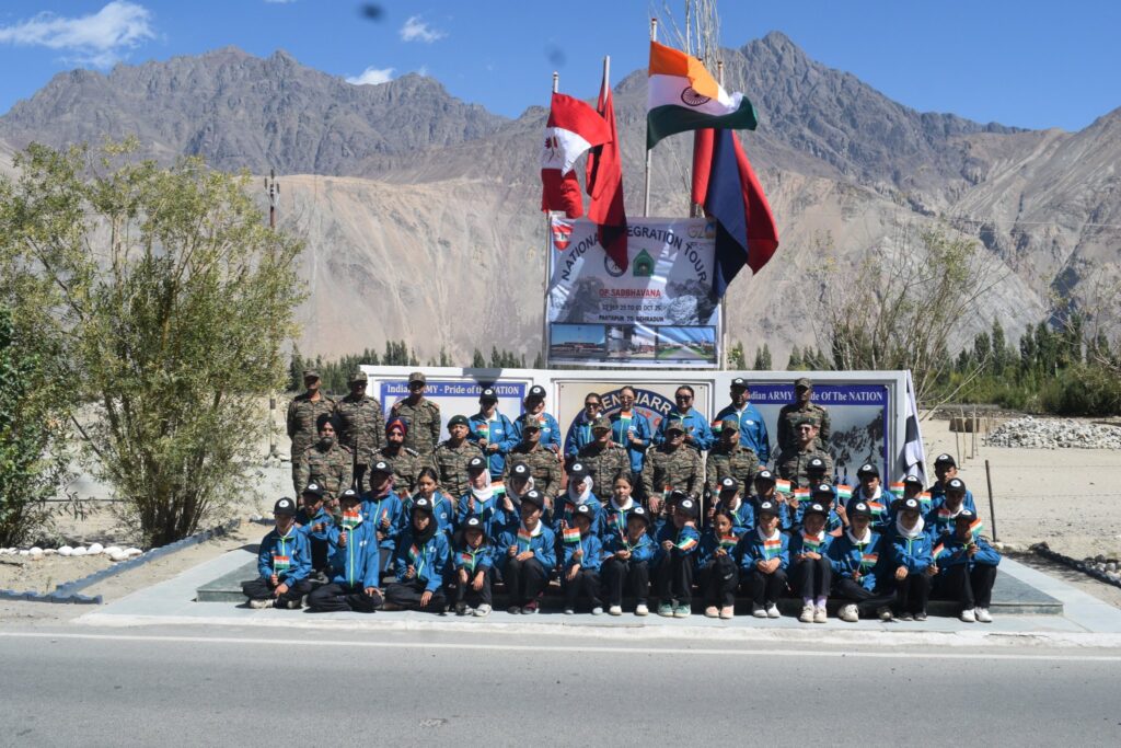 Nubra Valley Students Embark on National Integration Tour to Dehradun