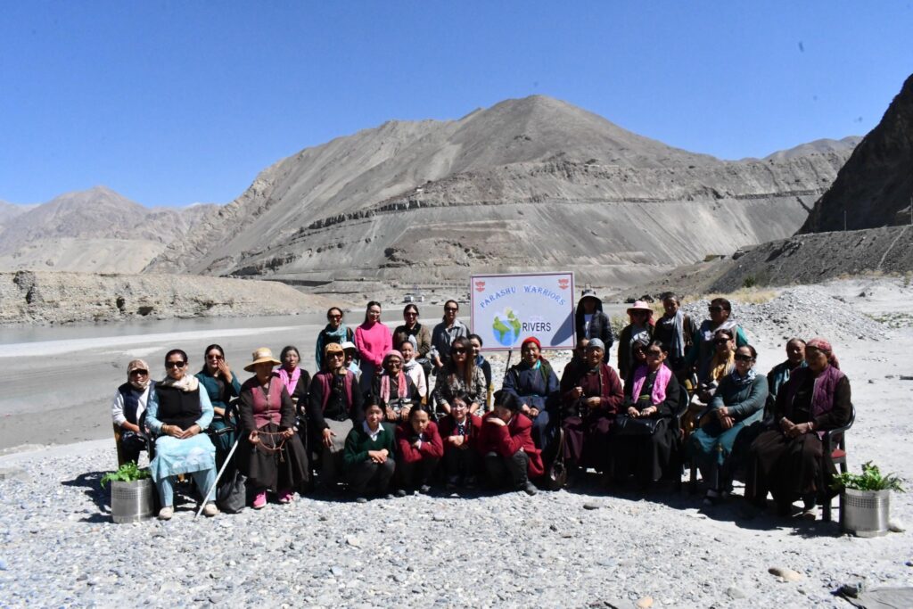 Community Joins River Clean-Up Drive in Leh on World Rivers Day